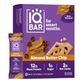 thumbnail image 1 of Brain and Body Plant Protein Bars - Wild Blueberry - 12-Count Low Carb - Gluten Free, High Fiber, Vegan Snacks - Low Sugar Meal Replacement, 1 of 5