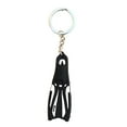thumbnail image 1 of Novelty Flippers Key Chain Holder Keyring Keychain - White, 13cm, 1 of 8