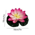 thumbnail image 3 of Floating Lotus Light Floating Lotus Pool Light with Water Sensor - 7" Solar Led Diwali Decoration for Garden Pond, Swimming Pool, Festival Blessing Lantern Diwali Pool Decoration, 3 of 6