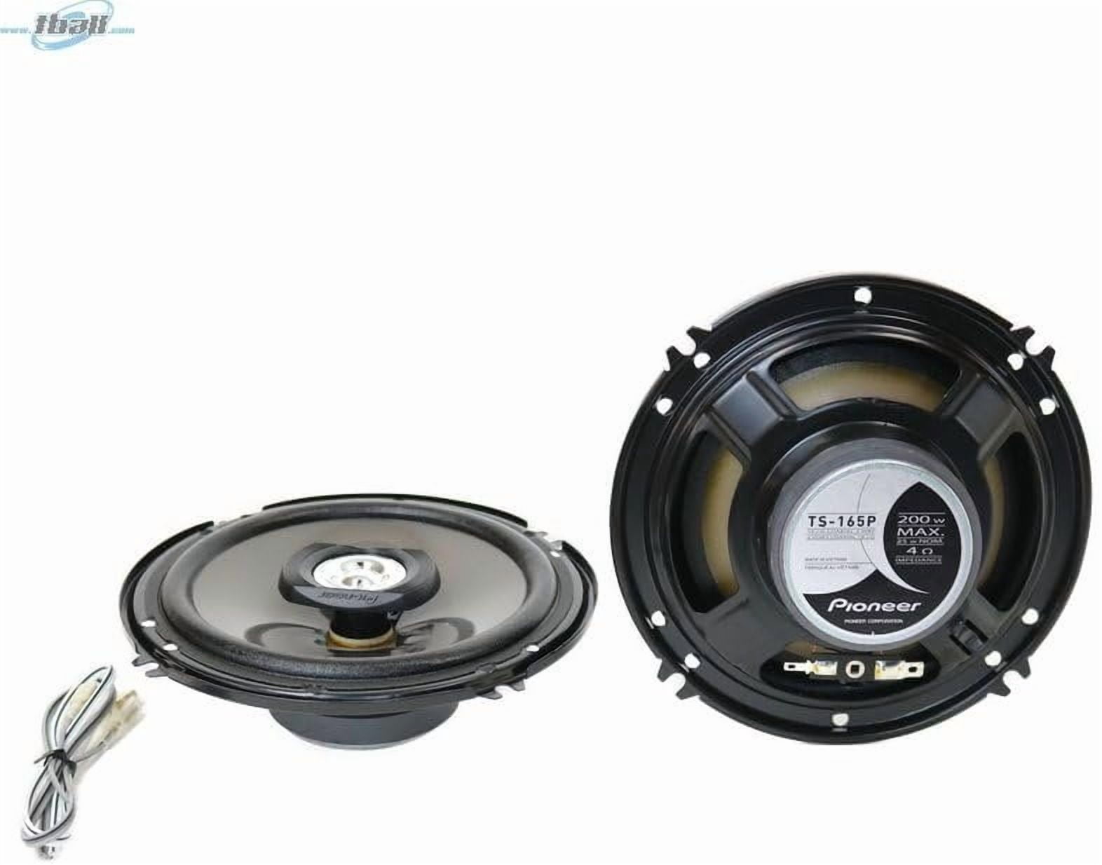 Pioneer TS165P 6.5-in 2-Way Full Range Coaxial Speakers Pair 4 Ohms 100 Watts Max 50 Watts RMS