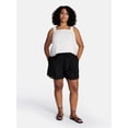 thumbnail image 2 of Time and Tru Women's Eyelet Trim Shorts, Sizes XS-XXXL, 2 of 6