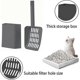 thumbnail image 4 of 1 Piece Plastic Cat Litter Spoon, Filtering Litter Scoop, Pet Cleaning Scoop, Cat Litter Spoon Set, 4 of 5