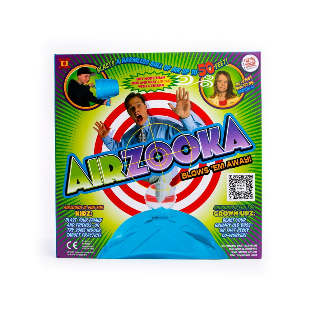 Can You Imagine Airzooka Air Shooter, Black