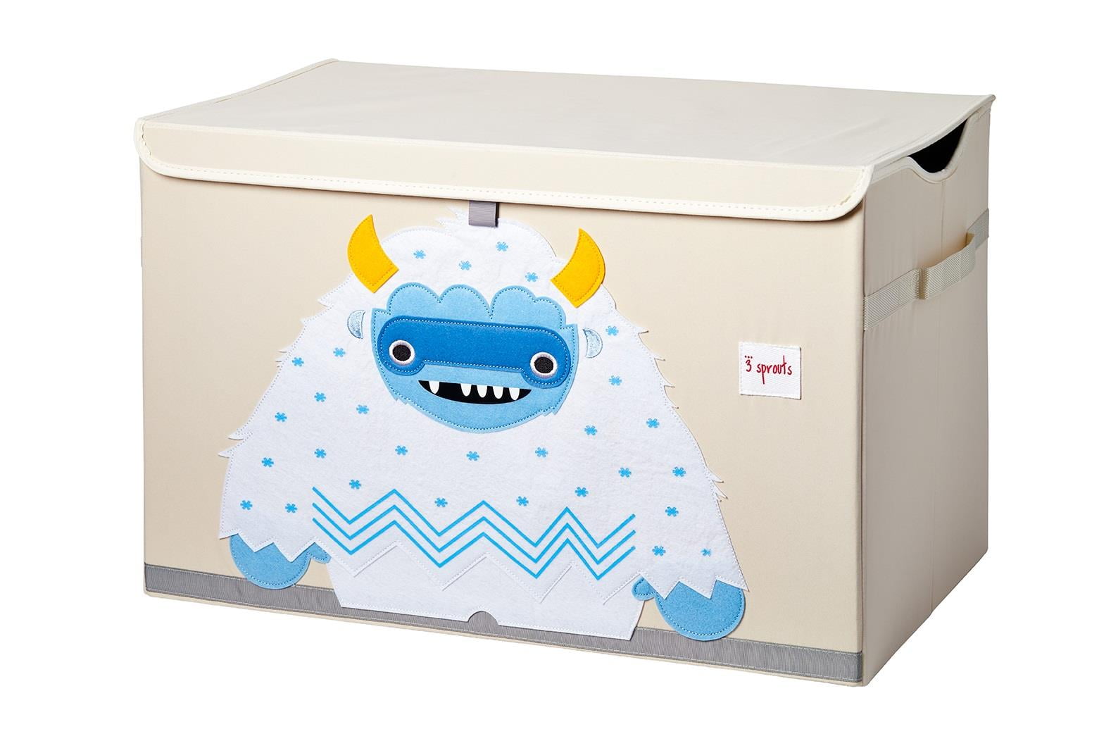 Storage Trunk for Boys and Girls Room 3 Sprouts Kids Toy Chest 