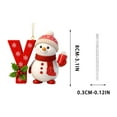 thumbnail image 3 of 26 Letters Christmas Tree Decoration Pendant Christmas Tree Ornaments DIY Christmas Ornaments Christmas Decoration Xmas Tree Hanging Decor, 3 of 6