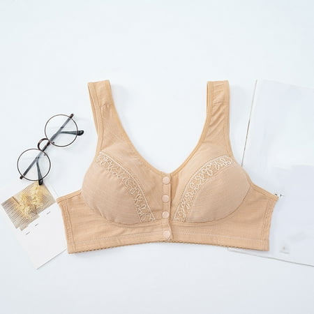 

WQJNWEQ Sports Bras Clearance Summer Fall Women s No Steel Ring Lactation Vest Bra Back Adjustment Yoga Running Bra Khaki