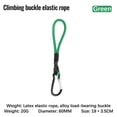 thumbnail image 1 of Feltree Outdoor Elastic Rope Mountaineering Hook Multifunctional Camping Portable Elastic Rope Buckle Ceiling Pull Rope Ground Nail Tent Accessories, 1 of 7