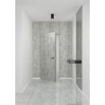 thumbnail image 3 of Invisible Solid Hidden Door with Handle | Planum 0010 Onyx with Black Hidden Frame 30" x 80" Left-hand Outswing Black Frame | Concealed Hinges Lock Handle | Modern Frameless Doors, 3 of 6