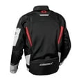 thumbnail image 2 of Castle Max Air 2 Mens Textile Motorcycle Jacket Black/Silver/Red 3XL, 2 of 2