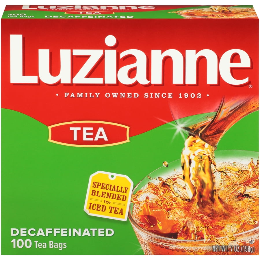 Luzianne, Decaffeinated Iced Tea, Tea Bags, 100 ct.