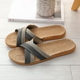 thumbnail image 2 of Cathalem Men's Sandals Non Slip Quick Drying Shower Slides Bathroom Sandals,Gray 43, 2 of 4