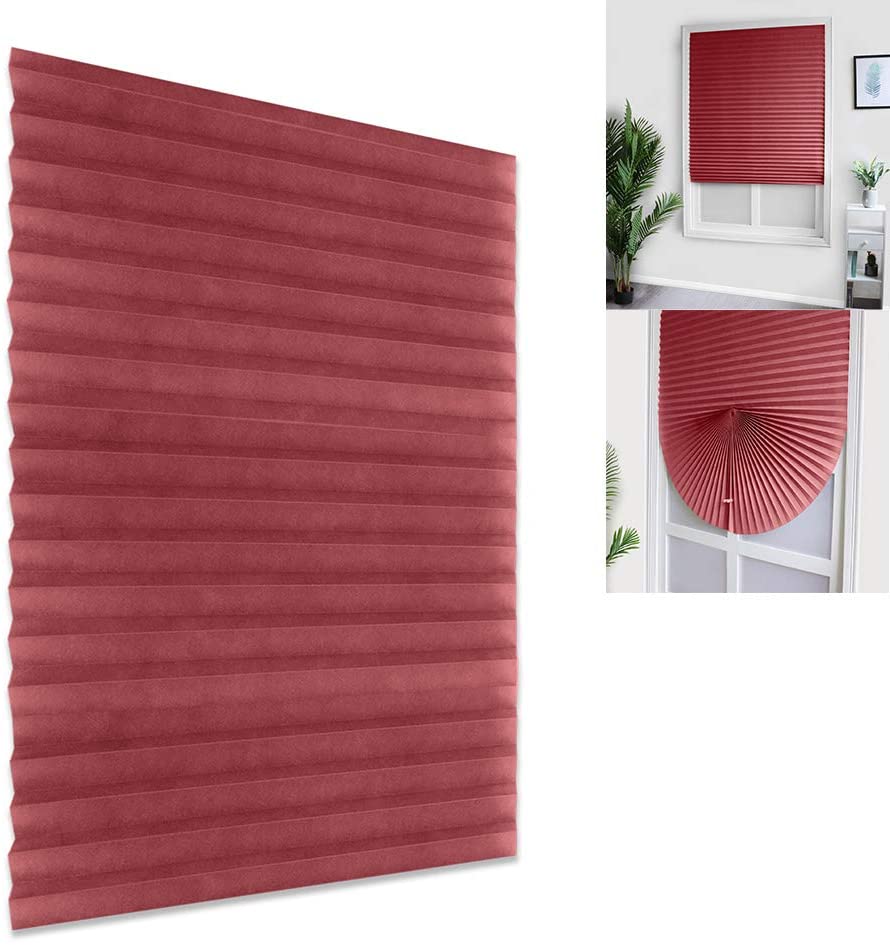 RELAX ATopoler Vertical Pleated Blinds Fabric Shade Pleated Curtain