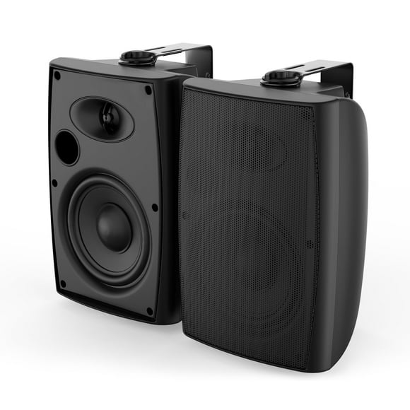 Altavoces para exteriores Herdio 400 W, 6.5 pulgadas, con cable, impermeables (par)