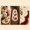 thumbnail image 5 of Christmas Runner Rug, 47.2 Inch Santa Reindeer Floor Mat, Holiday Decoration for Hallway Entryway B, 5 of 7