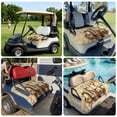 thumbnail image 6 of Golf Cart Seat Covers for 2 Seater, Vintage Octopus Soft Microfiber Cart Seat Towel Blanket, Beige Nautical Coastal Retro Absorbent Breathable Non Slip Bench Seats Protector for Golf Course 51"x31", 6 of 9