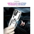 thumbnail image 4 of Allytech Galaxy A03s Case (US Edition), Galaxy A03S Case with Stand, With Ring Holder Stand Military Grade Shockproof Protective Compatible with Car Mount Case Cover for Samsung Galaxy A03S - Silver, 4 of 6
