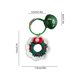 thumbnail image 3 of Christmas Yarn Crocheted Keychain Christmas Decoration Pendant Christmas Gift, 3 of 6