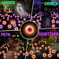 thumbnail image 7 of Inadays Halloween Decorations Outdoor Halloween Decor Solar Scary Eyeball Lights 2Pack 16LEDs Waterproof Purple Eyeball Swaying Firefly Light With 2 Modes For Garden/Yard/Patio/Party Decor, Red, 7 of 7