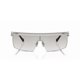 thumbnail image 2 of Miu Miu SMU 50ZS Silver/Silver Shaded (1BC-8K1) Sunglasses, 2 of 4
