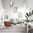 thumbnail image 4 of Boho Wall Art Canvas Prints: Minimalist Wall Art Aesthetic Geometric Mid Century Modern Wall Decor for Bedroom Bathroom Office Art Prints Set of 3 (12"x16")…, 4 of 6