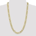 thumbnail image 2 of 10K Yellow Gold 8.75mm Light Concave Figaro Chain 22 Inch, 2 of 5