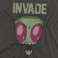 thumbnail image 2 of Invader Zim T-Shirt Invade Unisex Graphic Tee for Men & Women, 2 of 7