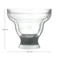 thumbnail image 4 of Host FREEZE Margarita Glasses, Birthday Cocktail Party, 12oz Set of 2, Gray, 4 of 12