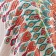 thumbnail image 3 of Levtex Home - Mirage Quilt Set - King Quilt (106x92in.) + Two King Pillow Shams (36x20in. ) - Orange, White, Teal, Multicolor - Cotton - Reversible, 3 of 5