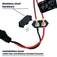 thumbnail image 5 of Newport Battery Quick Connect/Disconnect Connectors Terminals for Trolling Motor -Heavy Duty 8 Gauge Wire Marine Battery Accessory, Black, 5 of 7