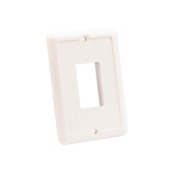 JR Products 14035 IP66 Single Switch Plate Polar White