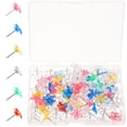 thumbnail image 4 of Shisuyan 100Pcs Delicate Pushpins Multi-function Thumb Tacks Convenient Thumbtacks Map Accessory, 4 of 8