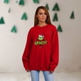 thumbnail image 3 of Christmas Sweatshirt Crewneck 2025 Xmas Gifts Casual Long Sleeve Pullover Red Medium, 3 of 5