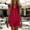*Red, variant on ClodeEU Women's Short Sleeve Button Front Romper,Casual V Neck Solid Color Shorts Jumpsuit Beige,Women's Plus L