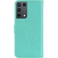 thumbnail image 4 of case for Samsung Galaxy S21 Ultra (Not S21) Case for Women, Glitter Bling Diamond PU Leather Wallet Phone Case with Wsrist String Full Body Protective Flip Cover for Samsung Galaxy S21 Ultra Owl Green, 4 of 14