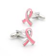 thumbnail image 3 of 1Par Gemelos Mancuernillas de Joyería para Hombre Color Plata Rosa, 3 of 5
