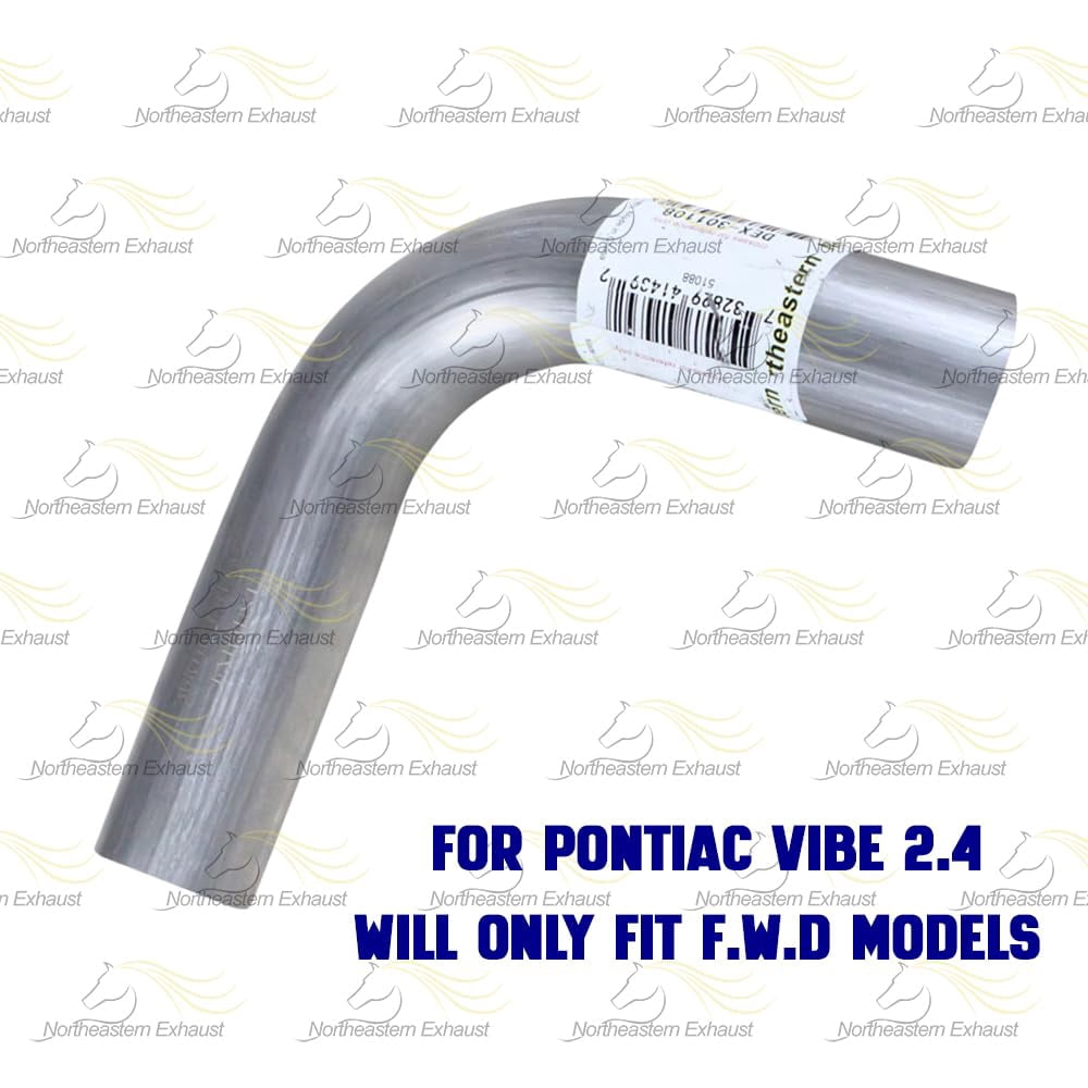 Northeastern Exhaust Extension Pipe, Muffler & Tail Pipe Fits 2009-2013 Toyota Matrix 1.8L & 2009-2010 Pontiac Vibe 1.8L/2.4L - Direct Fit | Stainless Steel