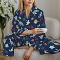 thumbnail image 6 of Naloa Sea Creatures Pajamas for Women Set, Womens Pajama Sets, Lounge Sets for Women, 2pjs for Women-X-Large, 6 of 7