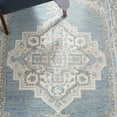 thumbnail image 6 of SAFAVIEH Metro Bevis Medallion Area Rug, Light Blue/Ivory, 4' x 6', 6 of 8