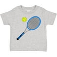 thumbnail image 3 of Inktastic Blue Tennis Racket and Ball Boys or Girls Toddler T-Shirt, 3 of 5