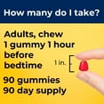 thumbnail image 5 of Nature Made Melatonin 5 mg Extra Strength Gummies, Occasional Use Sleep Aid, 90 Count, 5 of 9