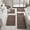Coffee, variant on Ivalue Bathroom Rug Absorbent Bath Mat Non-Slip Bathroom Runner Washable, Gray