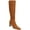 Frontier Brown Suede, variant on Sam Edelman Women's Sylvia Modern Ivory Knee High Boot 7.5M