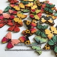 thumbnail image 2 of 100 piezas botones de mariposas de dibujos animados Billuyoard, 2 of 6