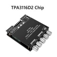 thumbnail image 2 of Placa amplificadora de potencia de Audio HIFI 2x50W + 100W con filtro (chip TPA3116D2) Hugtrwg  Nuevos Originales, 2 of 9