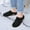 Black, variant on Women -On Walking Shoes, Knit Memory Foam Insole Softsole Slippers, Casual Air-Cushion Sports Wedges Tennis Shoes Closed Toe Non- Slippers Sneaker 7.5
