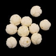 thumbnail image 3 of 10Pcs Loose Spacer Beads DIY Handmade Charms Jewelry Making Bracelet Necklace White Round Carved Beads Jewelry Finding Decoration, 3 of 8