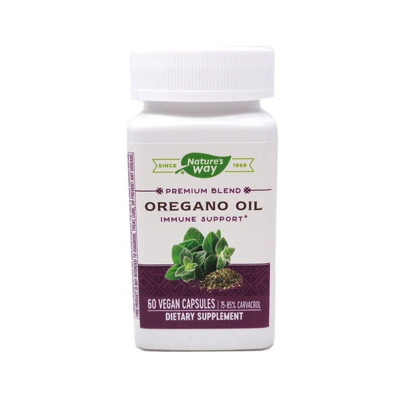 Nature's Way Oregano Oil 75-85% Carvicol 60 Vcaps