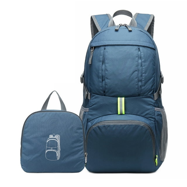 35L Hiking Backpacks Outdoor Sport Bag Backpacks Daypack Camping Pack Portable Lightweight Hiking Backpacks Folding Storage Shoulder Bags Waterproof Backpacks