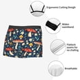 thumbnail image 6 of Balery Colorful Mushrooms Men's Boxer Briefs, Soft and Breathable Cotton Underwear with nylon Waistband-Small, 6 of 9