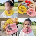 thumbnail image 2 of Baby Scarf Winter Neck Warmer for Kids Children Boys Girls Woolen Knitted Mustache Solid Warm Crochet Scarves Plaid Fashion Doll, 2 of 5